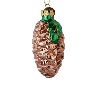 Pinecone Christmas Ornament Hand Blown Glass Thomas Pacconi Classics 2003 Nature